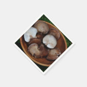 Shiitake Mushroom Paper Napkin Servetten (Hoek)