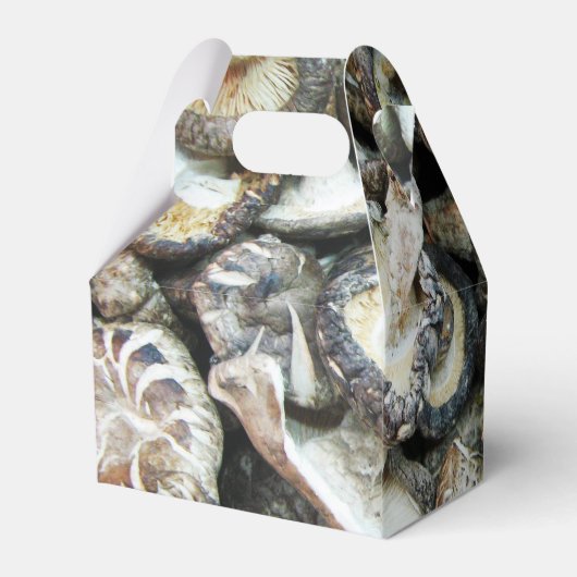 Shiitake paddenstoelen bedankdoosjes (Achterkant)