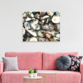 Shiitake paddenstoelen canvas afdruk (Insitu (Woonkamer))