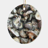 Shiitake paddenstoelen keramisch ornament (Links)