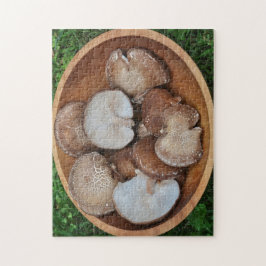 Shiitake paddenstoelen legpuzzel