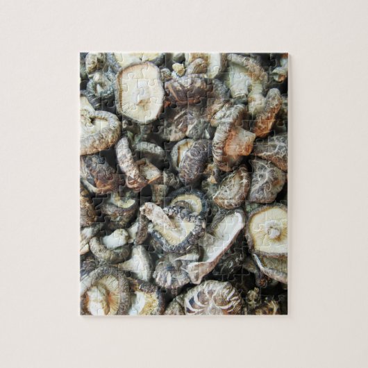 Shiitake-paddenstoelen Legpuzzel (Verticaal)