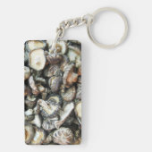Shiitake paddenstoelen sleutelhanger (achterkant)