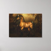 Shikoba Buckskin paard Stretched Canvas Print (Voorkant)