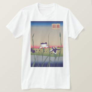 Shikoku Japan-kaart T-shirt