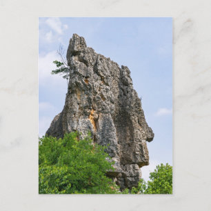 Shilin pinnacles Stone forest - Yunnan, China, Azi Briefkaart