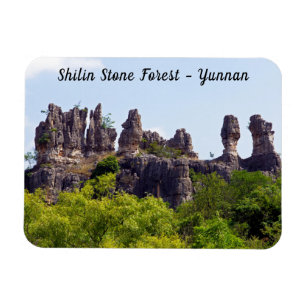 Shilin pinnacles Stone forest - Yunnan, China, Azi Magneet