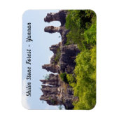 Shilin pinnacles Stone forest - Yunnan, China, Azi Magneet (Verticaal)