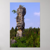 Shilin pinnacles Stone forest - Yunnan, China, Azi Poster (Voorkant)