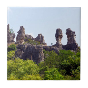 Shilin pinnacles Stone forest - Yunnan, China, Azi Tegeltje