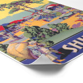 Shillong India Vintage Travel Poster (Hoek)