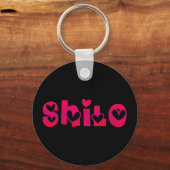 Shilo in het hart sleutelhanger (Voorkant)