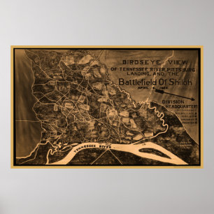 Shiloh Bird's Eye Uitzicht Poster