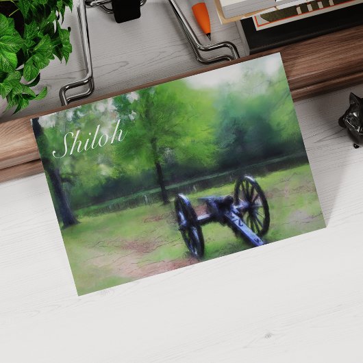 Shiloh en het kanon bij Bloody Pond Briefkaart