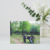 Shiloh en het kanon bij Bloody Pond Briefkaart (Staand voorkant)
