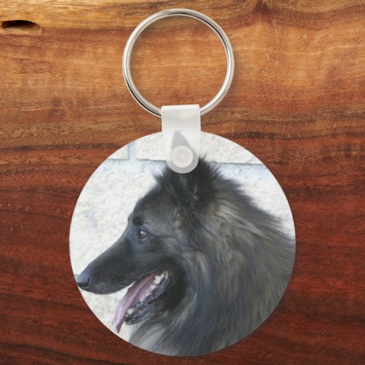 Shiloh Shepherd Profile Sleutelhanger (Voorkant)
