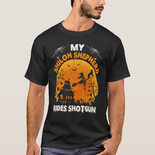 Shiloh Shepherd Ride Shotgun Shiloh Shepherd Dog H T-shirt (Voorkant)