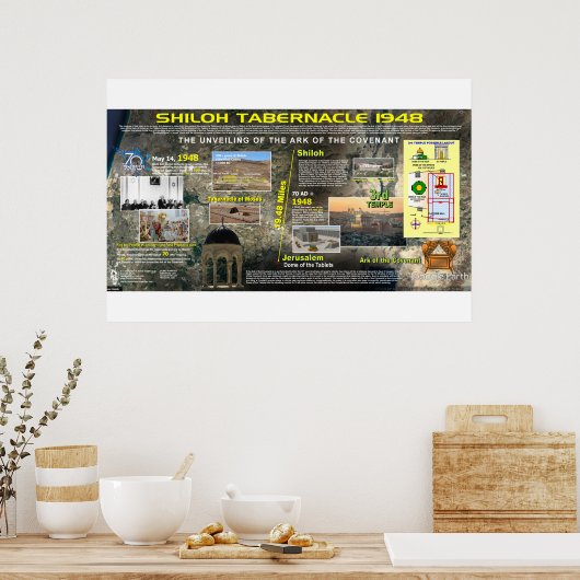 Shiloh Tabernacle 19.48 Poster (Keuken)