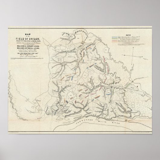 Shiloh, Tennesse Poster (Voorkant)