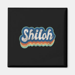 Shiloh Voornaam Jongen Vintage Stijl 70s 80s Perso Magneet