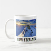 Shilthorn Mountain Swiss Alps Zwitserland Sunrise Koffiemok (Links)