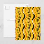 Shima-Shima, Japans patroon, Briefkaart (Voorkant / Achterkant)
