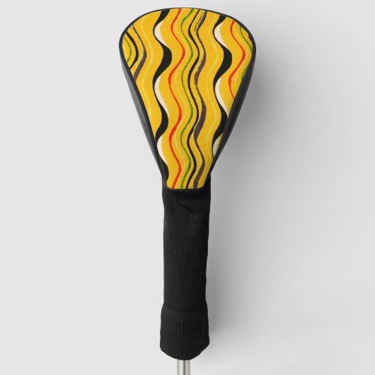 Shima-Shima, kleurrijk patroon, Golfheadcover (Voorkant)