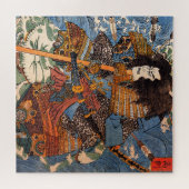 Shimamura Danjo Takanori (Samurai) door Kuniyoshi Legpuzzel (Horizontaal)