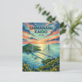 Shimanami Kaido Japan Briefkaart (Staand voorkant)