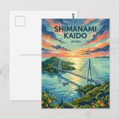 Shimanami Kaido Japan Briefkaart (Voorkant / Achterkant)