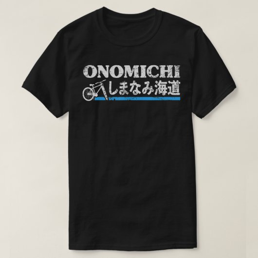 Shimanami Kaido Japan Onomichi Imabari Cycling Roa T-shirt (Design voorkant)