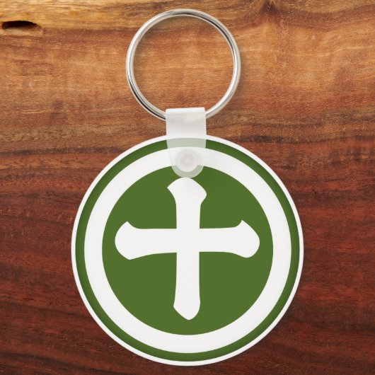 Shimazu Clan Kamon Sleutelhanger (Voorkant)