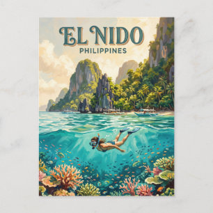 Shimizu-eiland, El Nido Filipijnen Briefkaart