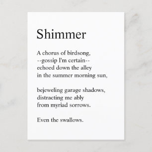 Shimmer Briefkaart
