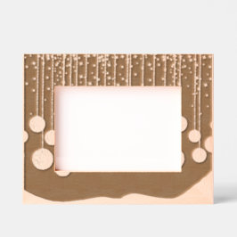 Shimmer Dangles Laser geëtst Afbeelding Lijst Gegraveerde Lijstjes