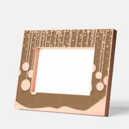 Shimmer Dangles Laser geëtst Afbeelding Lijst Gegraveerde Lijstjes