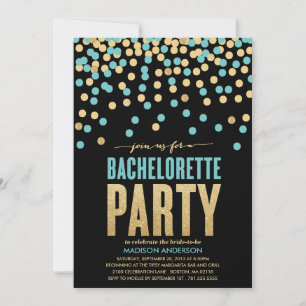 SHIMMER EN SHINE INVITATIE BACHELORETTE PARTIJ KAART