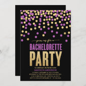 SHIMMER EN SHINE | INVITATIE BACHELORETTE PARTIJ KAART (Voorkant / Achterkant)