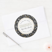 Shimmer Gepersonaliseerde Afstuderen Stickers (Envelop)