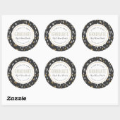 Shimmer Gepersonaliseerde Afstuderen Stickers (Vel)