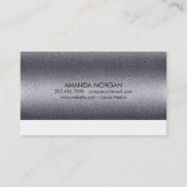 Shimmer | glamour | Haarstylist | Fotograaf Visitekaartje (Achterkant)