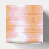 Shimmer Ikat in Pink and Orange Bedankdoosjes (Bovenkant)