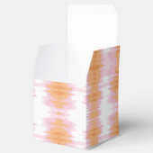 Shimmer Ikat in Pink and Orange Bedankdoosjes (Geopend)