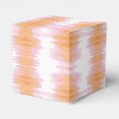 Shimmer Ikat in Pink and Orange Bedankdoosjes (Achterkant)