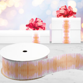 Shimmer Ikat in Pink and Orange Grosgrain Lint