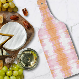 Shimmer Ikat in Pink and Orange Snijplank