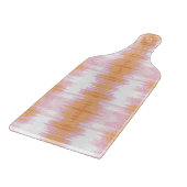 Shimmer Ikat in Pink and Orange Snijplank (Hoek)