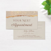 Shimmer-kaart voor papierbenoeming visitekaartje (Bureau)