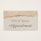 Shimmer-kaart voor papierbenoeming visitekaartje (Voorkant)