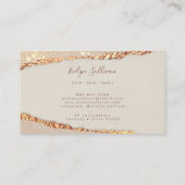 Shimmer-kaart voor papierloyaliteit visitekaartje (Achterkant)